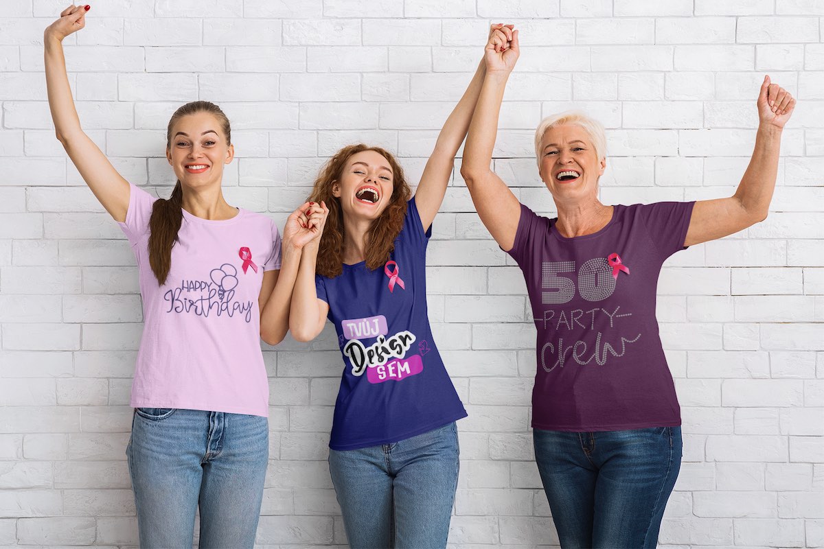 Potisk triček na oslavy a párty